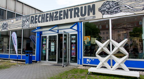 Rechenzentrum Eingang