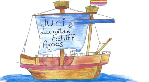 Kinderzeichnung von einem Schiff